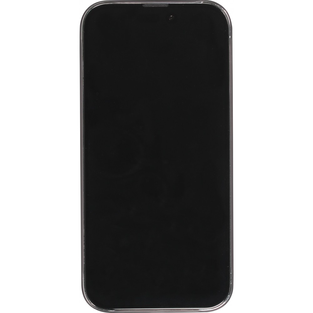 Coque iPhone 16 Pro - plastique ultra fin semi-transparent mat - Noir