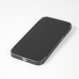 Coque iPhone 16 Pro - plastique ultra fin semi-transparent mat - Noir