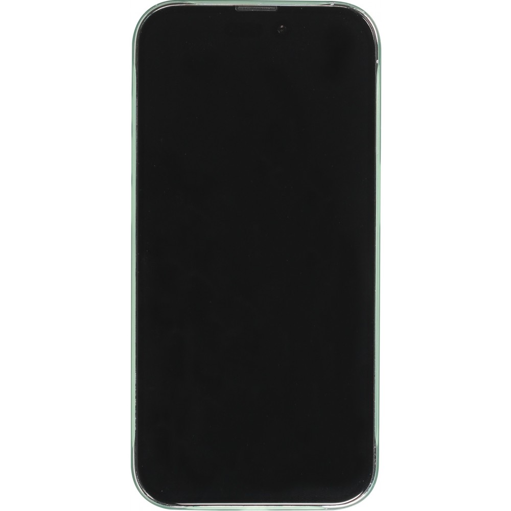 Coque iPhone 15 Pro Max - plastique ultra fin semi-transparent mat - Vert
