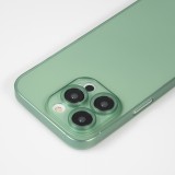 Coque iPhone 15 Pro Max - plastique ultra fin semi-transparent mat - Vert