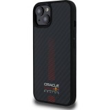 Coque iPhone 13 - Red Bull Racing Carbon Powerbar MagSafe - Noir