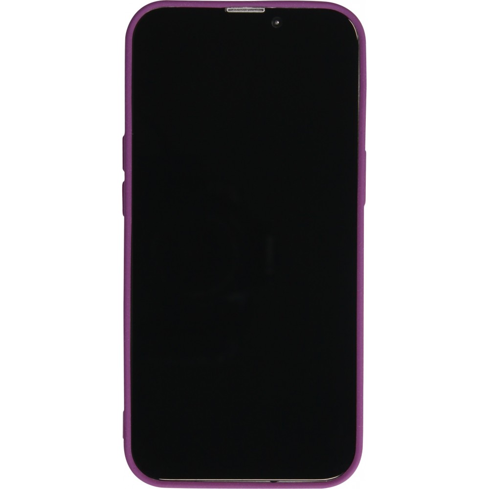 Coque iPhone 13 - Silicone Mat Rude - Violet