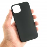 Coque iPhone 15 Plus - Silicone Mat - Noir