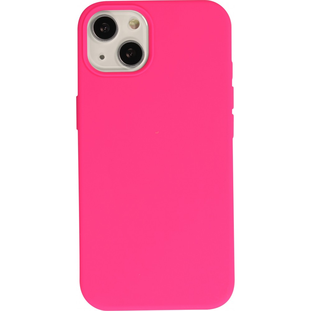 Coque iPhone 15 - Soft Touch - Rose foncé