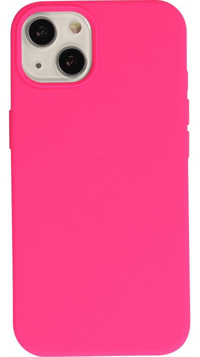 Coque iPhone 15 - Soft Touch - Rose foncé