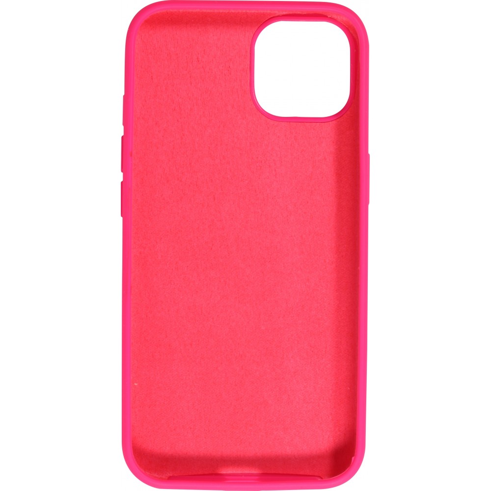 Coque iPhone 15 - Soft Touch - Rose foncé
