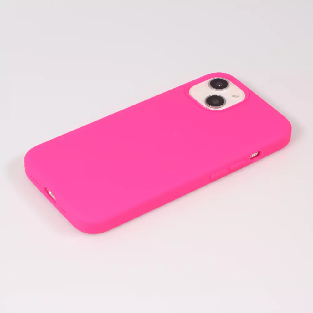 Coque iPhone 13 - Soft Touch - Rose foncé