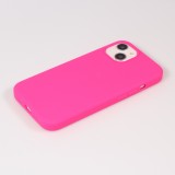 Coque iPhone 15 - Soft Touch - Rose foncé