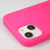 Coque iPhone 15 - Soft Touch - Rose foncé