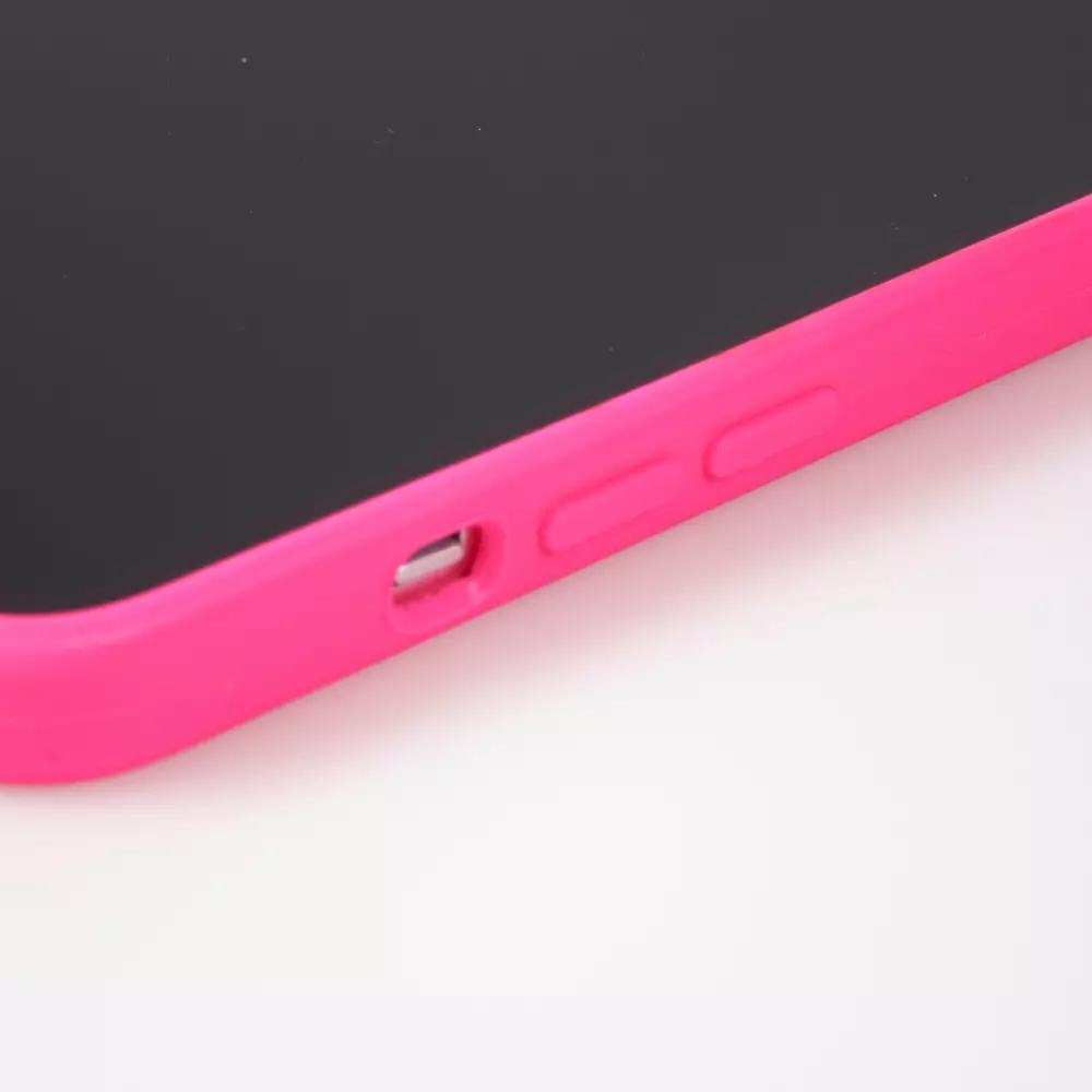 Coque iPhone 13 - Soft Touch - Rose foncé