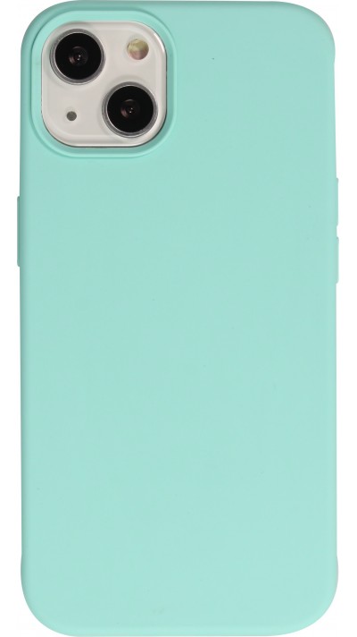 Coque iPhone 13 mini - Soft Touch - Turquoise