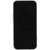 Coque iPhone 15 - Plastique glossy petit dinosaure - Violet clair