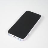 Coque iPhone 15 - Plastique glossy petit dinosaure - Violet clair