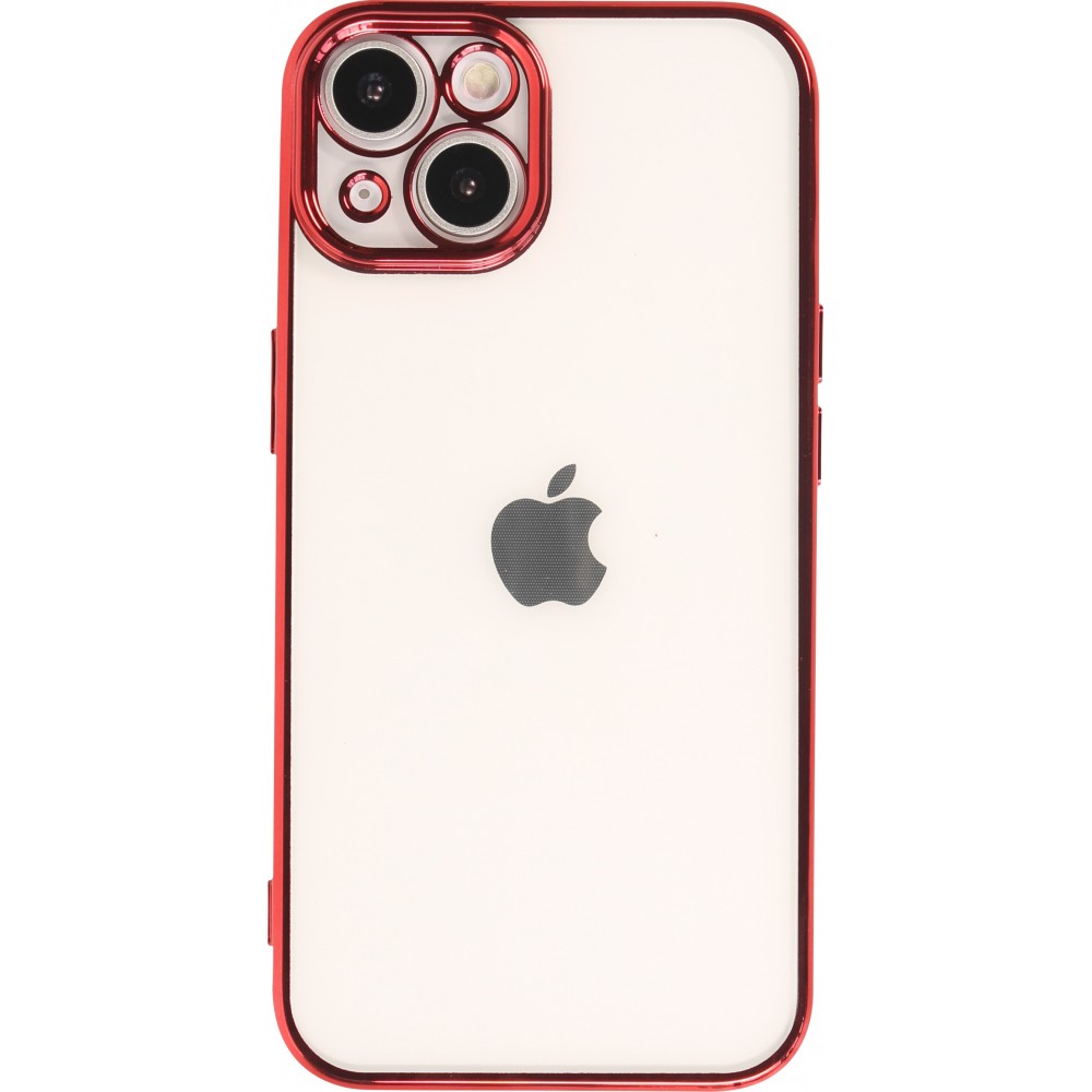 Coque iPhone 14 Plus - Electroplate - Rouge