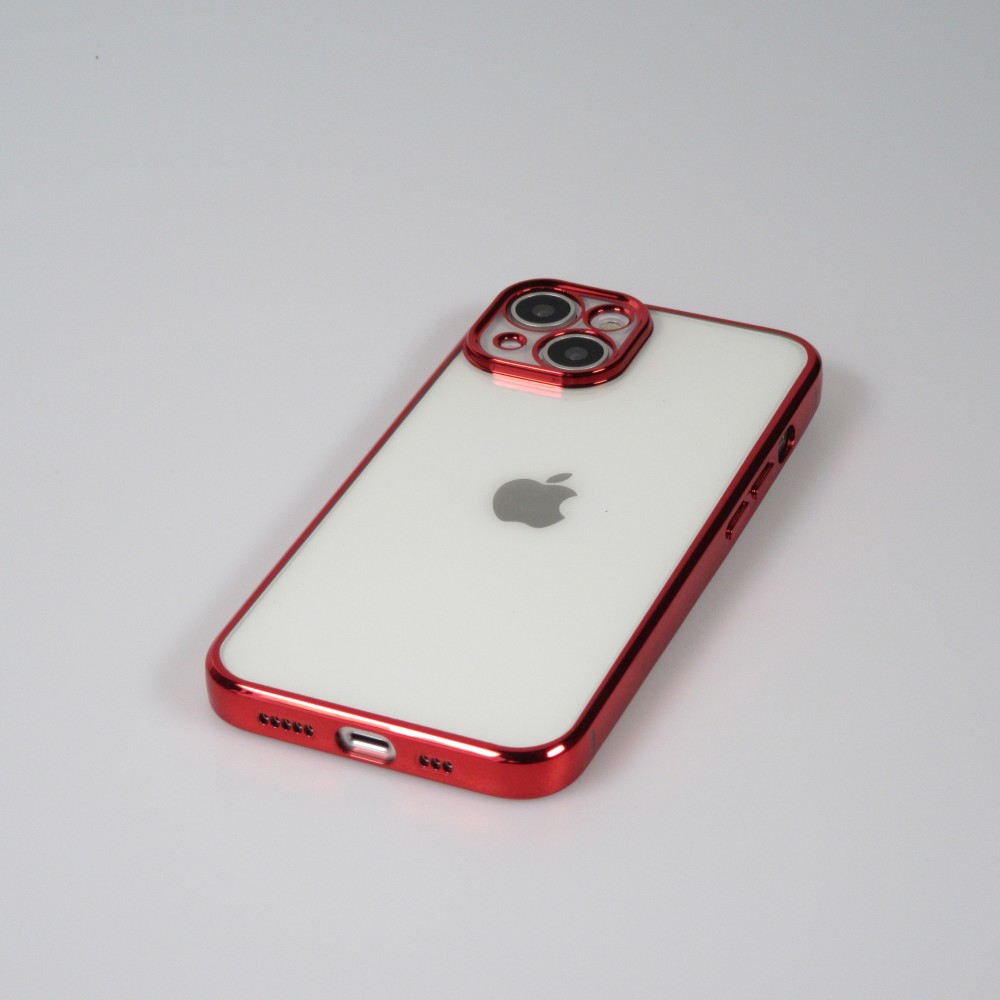 Coque iPhone 14 Plus - Electroplate - Rouge
