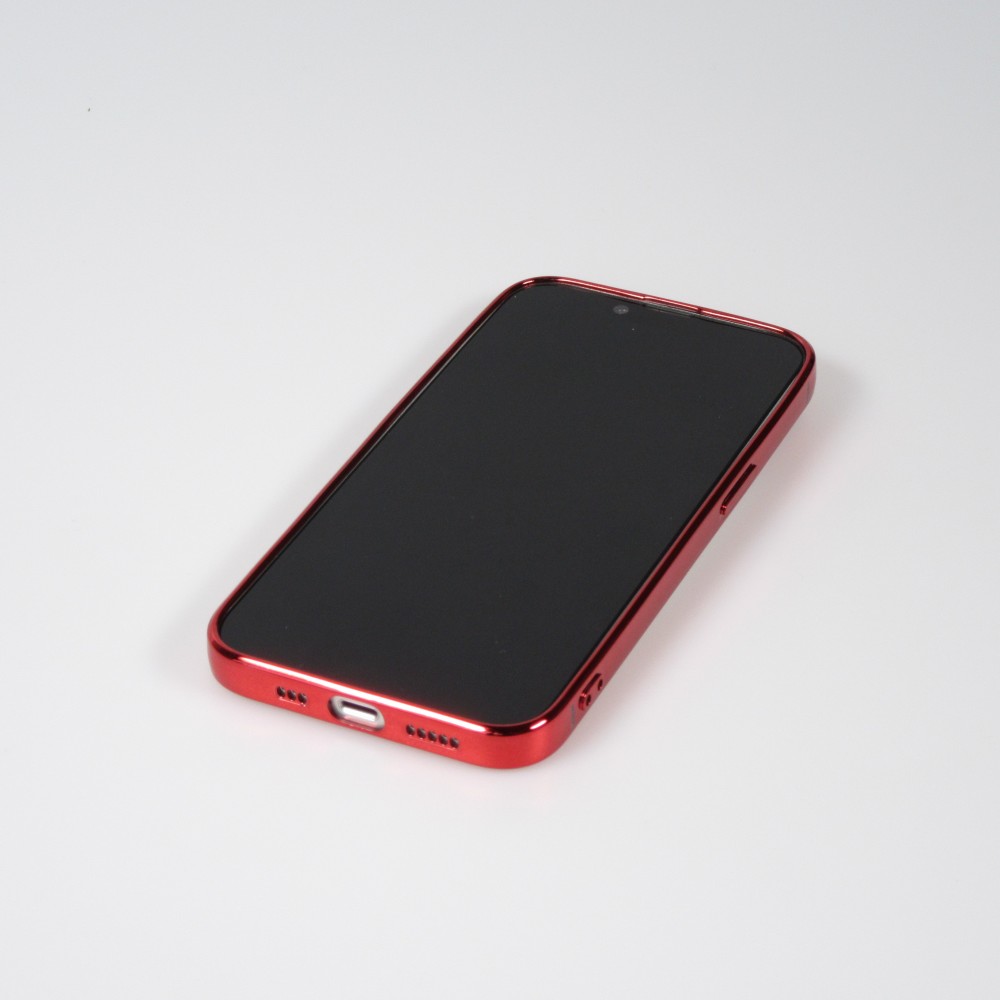Coque iPhone 14 Plus - Electroplate - Rouge