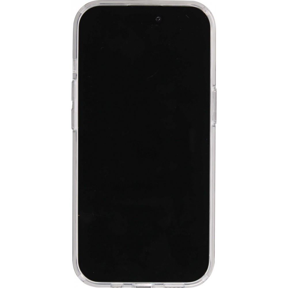 Coque iPhone 14 Pro Max - Gel silicone Machine Armor Type-G20 MagSafe - Bleu clair