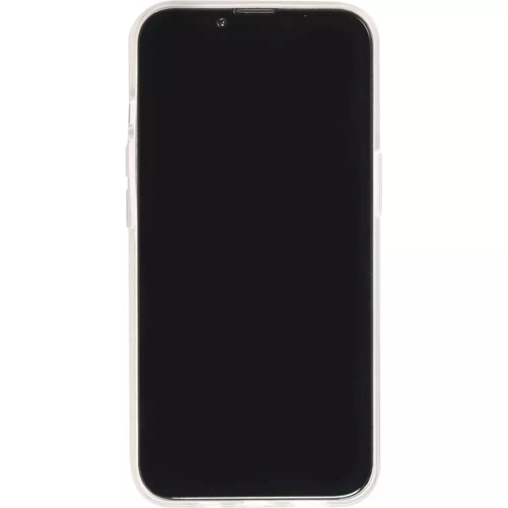 iPhone 14 Pro Max Case Hülle - Silikon Gel glitzernder Schmetterling - Blau