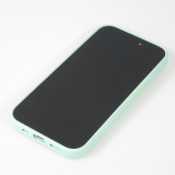 Coque iPhone 15 Pro Max - Gel silicone souple - Be Kind - Vert menthe