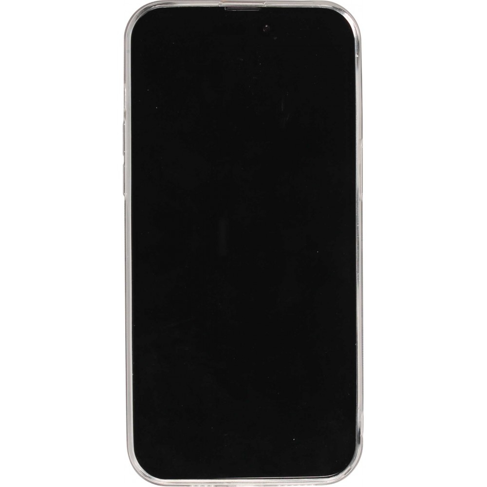 Coque iPhone 15 Pro Max - Gel transparent silicone dogs 4 season - Transparent