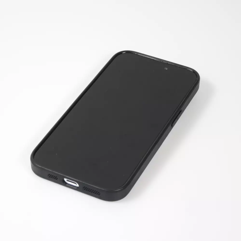 iPhone 13 Pro Max Case Hülle - Glass Marmor mit Silikonrand - Hellblau