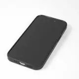 iPhone 13 Pro Max Case Hülle - Glass Marmor mit Silikonrand - Dunkelblau