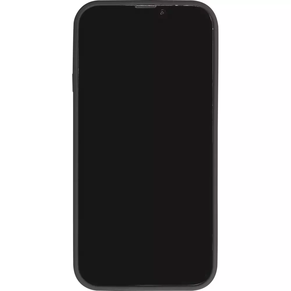 iPhone 13 Pro Max Case Hülle - Jelly cover glass semi-durchsichtig MagSafe - Black