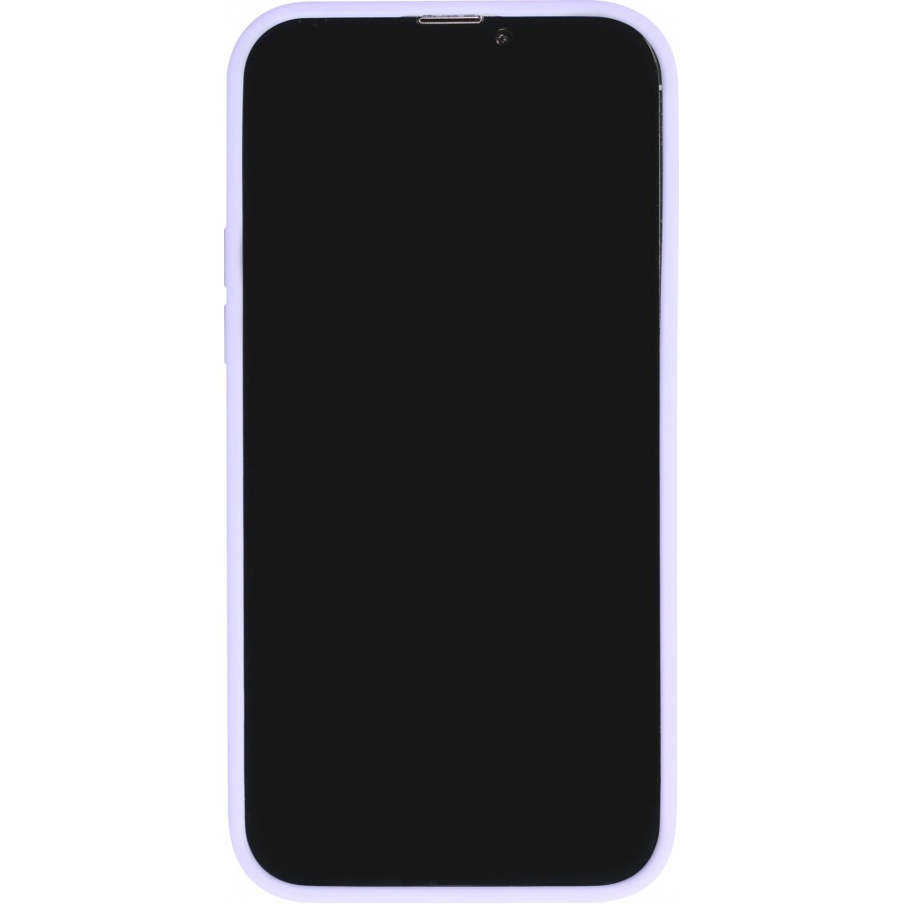 Coque iPhone 13 Pro Max - Jelly cover glass semi-transparente MagSafe - Light purple