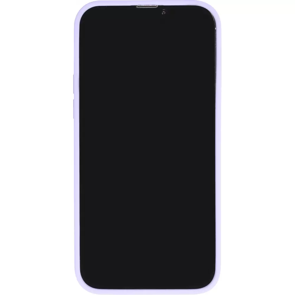 iPhone 13 Pro Max Case Hülle - Jelly cover glass semi-durchsichtig MagSafe - Light purple