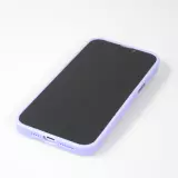 iPhone 13 Pro Max Case Hülle - Jelly cover glass semi-durchsichtig MagSafe - Light purple