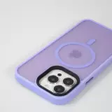 iPhone 13 Pro Max Case Hülle - Jelly cover glass semi-durchsichtig MagSafe - Light purple