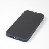 Coque iPhone 13 Pro - Jelly cover glass semi-transparente MagSafe - Navy blue