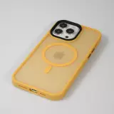 iPhone 13 Pro Max Case Hülle - Jelly cover glass semi-durchsichtig MagSafe - Orange