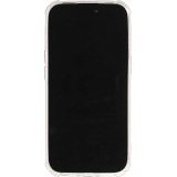 Coque iPhone 14 Pro - Gel bumper chat miroir - Transparent