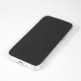 Coque iPhone 14 Pro - Gel bumper chat miroir - Transparent