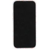 Coque iPhone 14 Pro Max - Silicone recomposé avec points multicolores Sensation Dots - Transparent