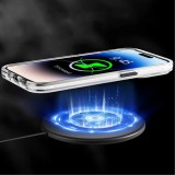 Coque iPhone 14 Pro Max - Youngkit Ink Series semi-transparent MagSafe - Blanc