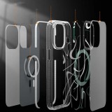 Coque iPhone 14 Pro Max - Youngkit Ink Series semi-transparent MagSafe - Noir
