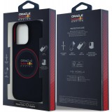 Coque iPhone 14 Pro - Red Bull Racing MagSafe en silicone avec anneau rouge - Marine
