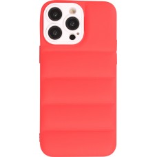 Coque iPhone 14 Pro Max - Silicone 3D coussins cover - Rouge