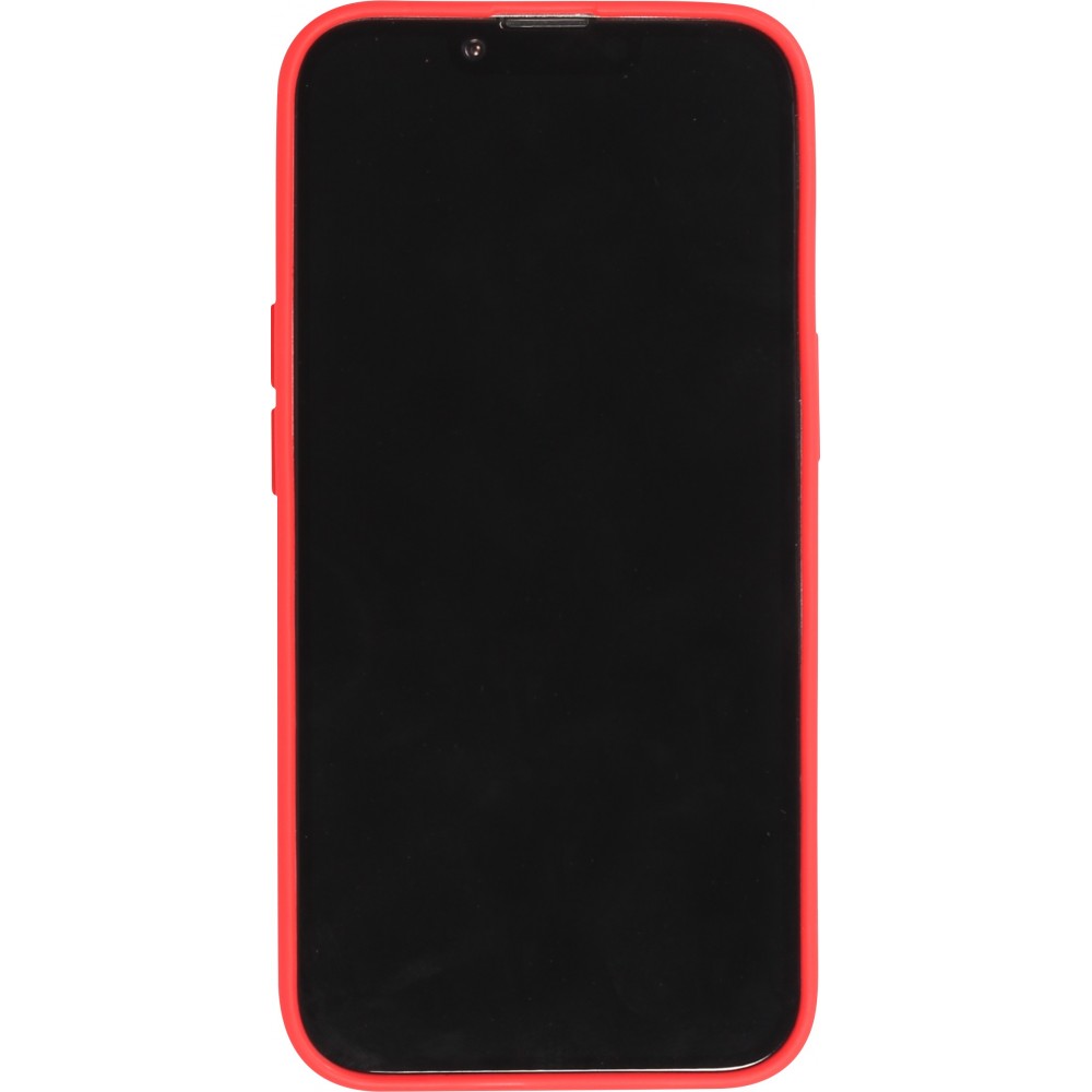 Coque iPhone 14 Pro Max - Silicone 3D coussins cover - Rouge