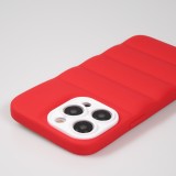 Coque iPhone 14 Pro Max - Silicone 3D coussins cover - Rouge