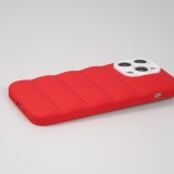 Coque iPhone 14 Pro Max - Silicone 3D coussins cover - Rouge