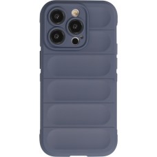 Coque iPhone 14 Pro Max - Silicone renforcé avec double couche de protection - Bleu foncé