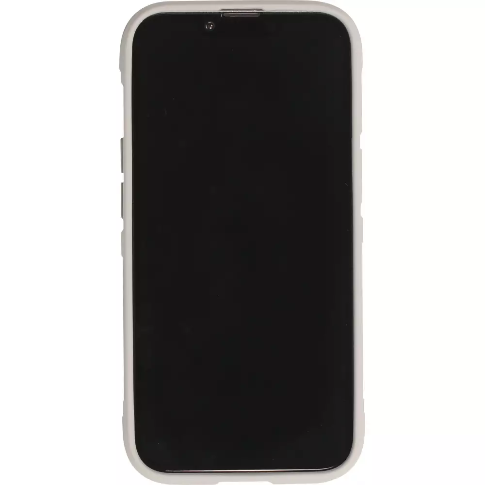 iPhone 14 Pro Case Hülle - Robustes Silikon mit Doppelter Schutzschicht - Hellgrau
