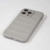 iPhone 14 Pro Case Hülle - Robustes Silikon mit Doppelter Schutzschicht - Hellgrau