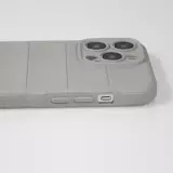 iPhone 14 Pro Case Hülle - Robustes Silikon mit Doppelter Schutzschicht - Hellgrau