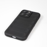 Coque iPhone 14 Pro Max - Silicone renforcé avec double couche de protection - Noir