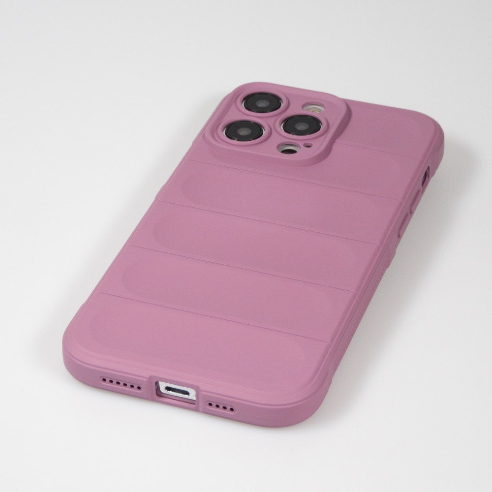 Coque iPhone 14 Pro Max - Silicone renforcé avec double couche de protection - Violet