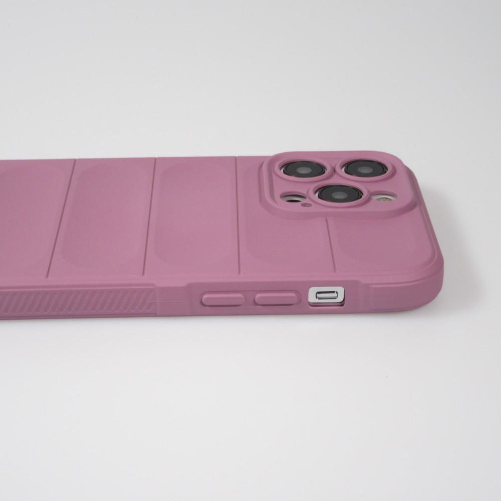 Coque iPhone 14 Pro Max - Silicone renforcé avec double couche de protection - Violet